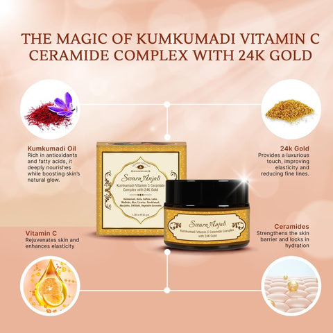 Herbs & Greens Kumkumadi Vitamin C Ceramide Complex with 24K Gold