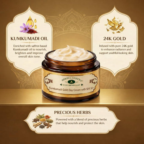 Herbs & Greens Kumkumadi SPF 50 UVA/UVB