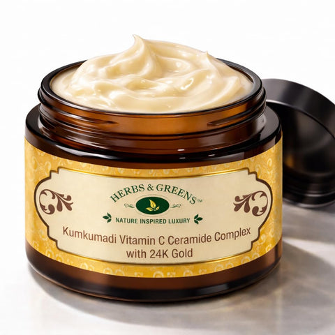 Herbs & Greens Kumkumadi Vitamin C Ceramide Complex with 24K Gold