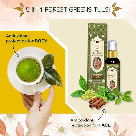 Herbs & Greens 5 in 1 Forest Greens Tulsi Face Wash