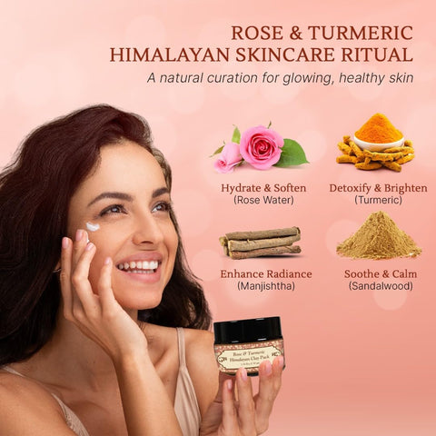 Herbs & Greens Rose & Turmeric Himalayan Clay Pack