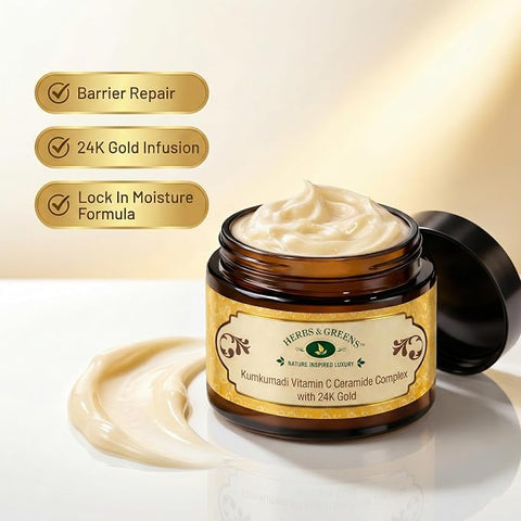 Herbs & Greens Kumkumadi Vitamin C Ceramide Complex with 24K Gold