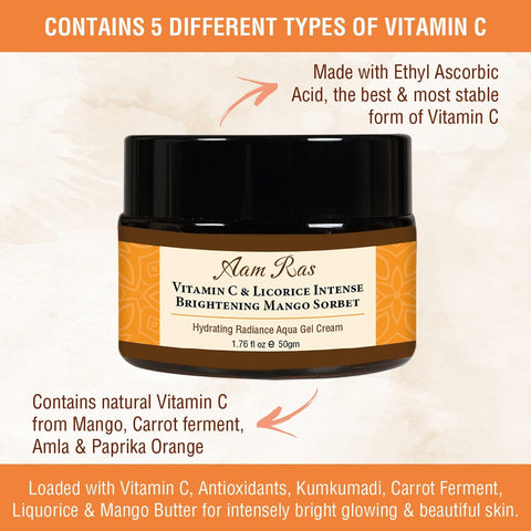 HERBS & GREENS Vitamin C & Licorice Advanced Probiotic Skin Brightening Moisturizer