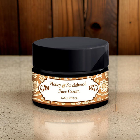 Honey & Sandalwood Face Cream 50 Gm (Unisex/Day & Night/Dry/Combination Skin)