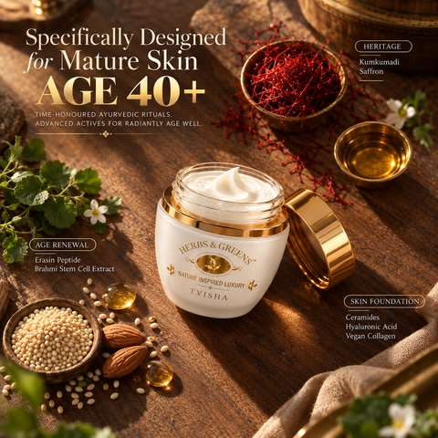 Herbs & Greens Kumkumadi Tvisha Eternal Youth Anti-Aging Face Cream
