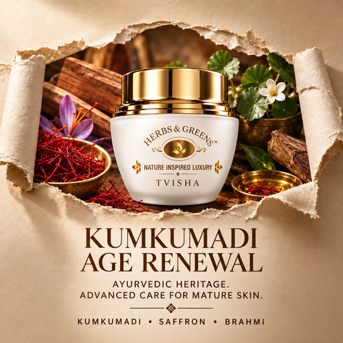 Herbs & Greens Kumkumadi Tvisha Eternal Youth Anti-Aging Face Cream